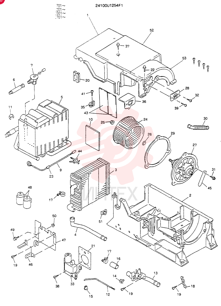 UNIT, AIR-CONDITIONER 24100U1254F1