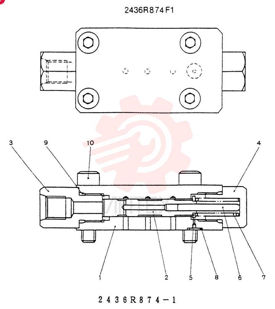 VALVE 2436R874F1