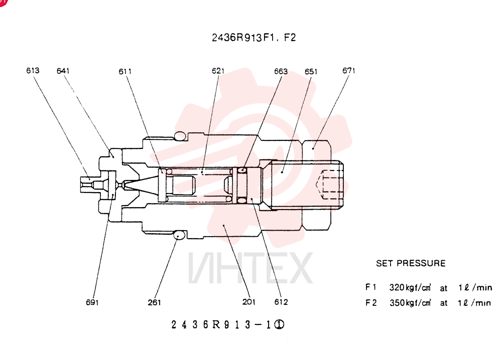 VALVE 2436R913F1