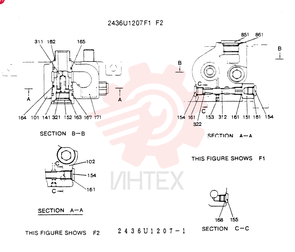 VALVE 2436U1207F1