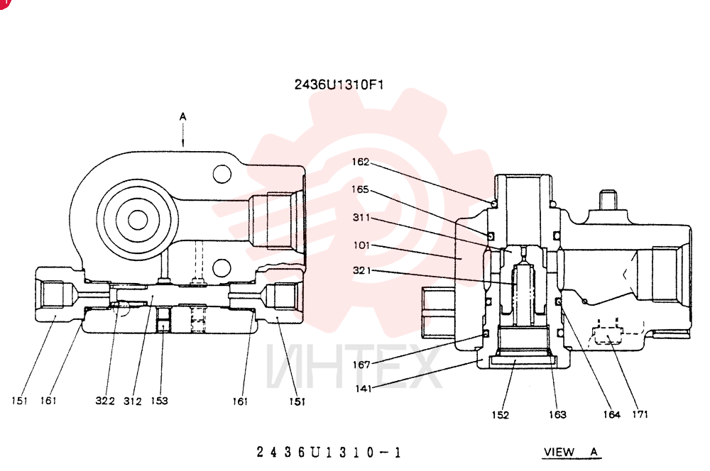 VALVE 2436U1310F1
