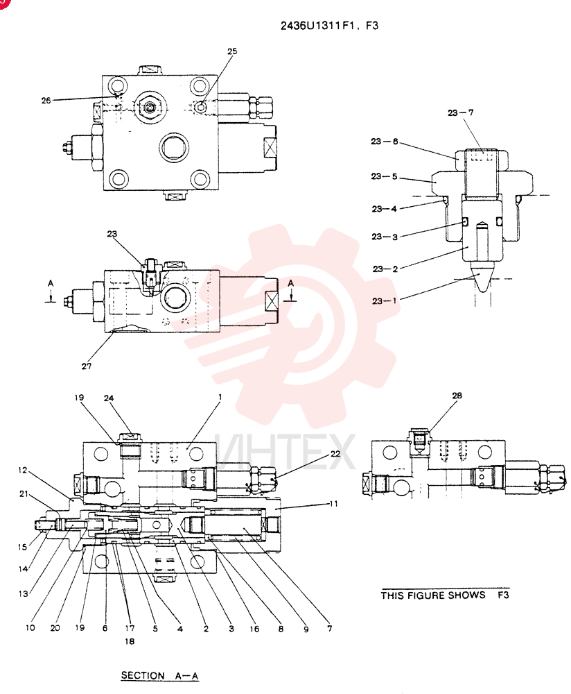 VALVE ASSY,HOLDING 2436U1311F1