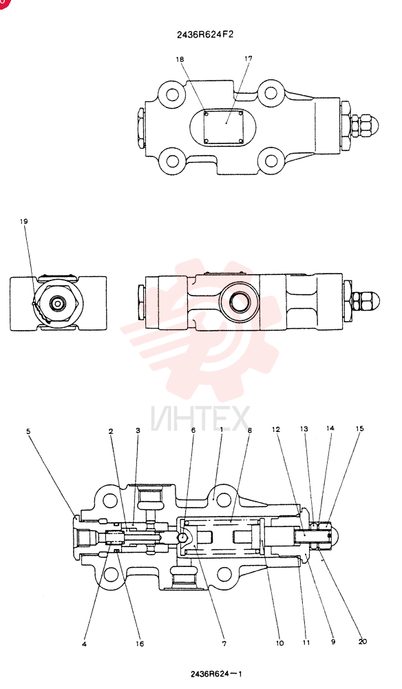 VALVE ASSY, REDUCING 2436R624F2