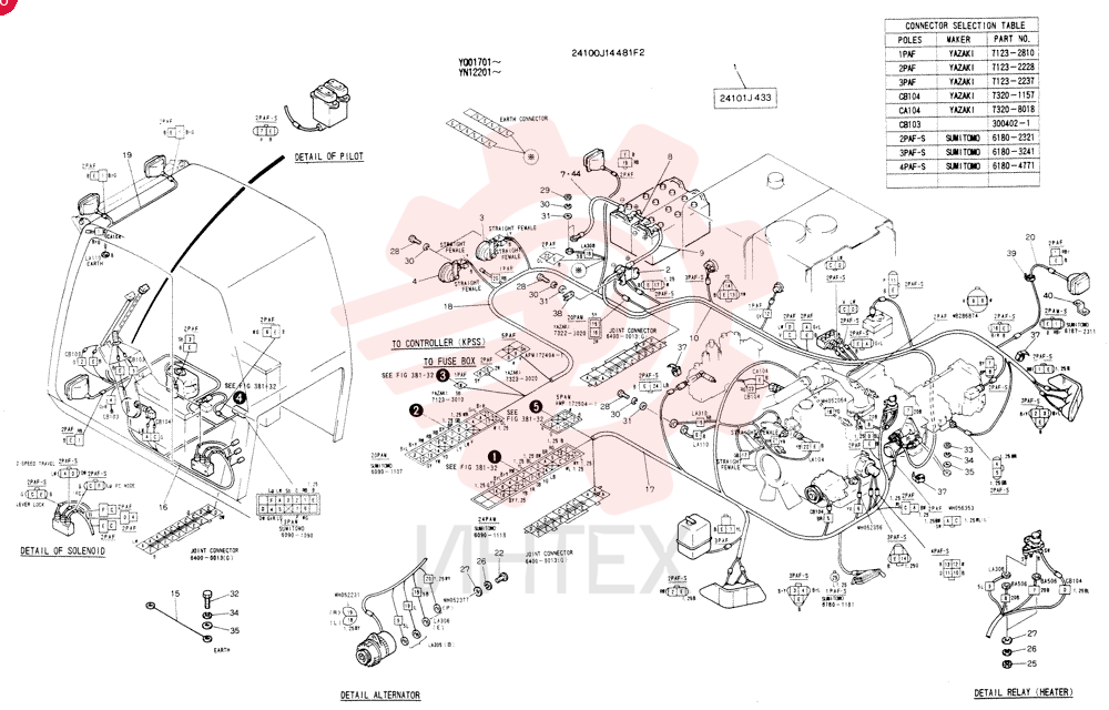 WIRING ASSY.ELEC 24100J14481F2