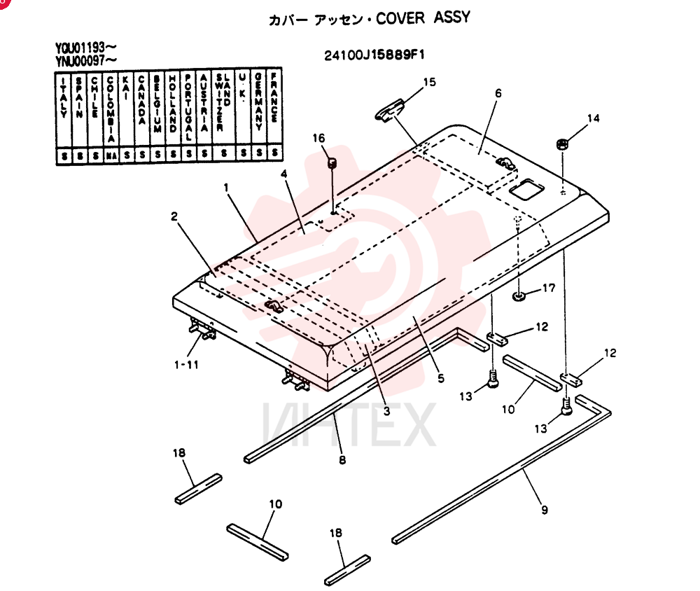 COVER ASSY 24100J15889F1