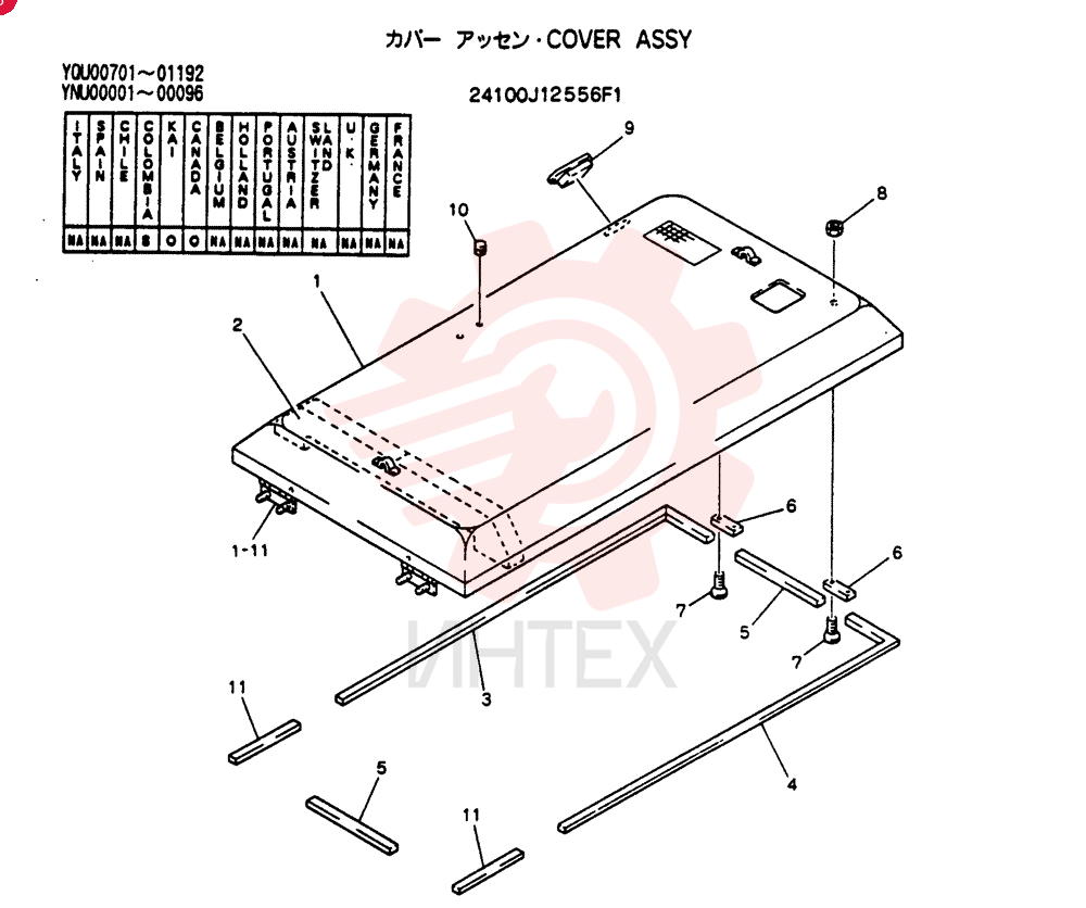 COVER ASSY 24100J12556F1