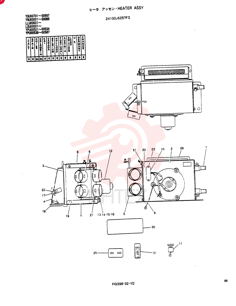 HEATER 24100J6257F3
