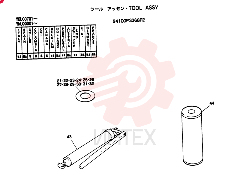 TOOL ASSY 24100P3368F2