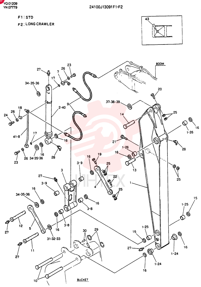 ARM ASSY, 3.3M (YN)