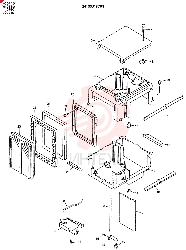 CASE ASSY 24100U1253F1