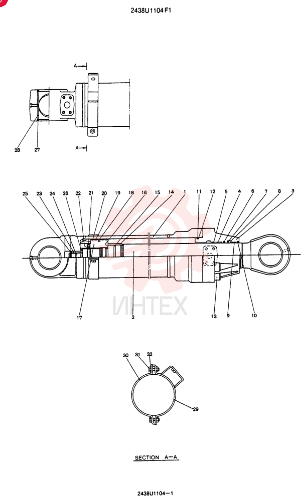 CYLINDER 2438U1104F1