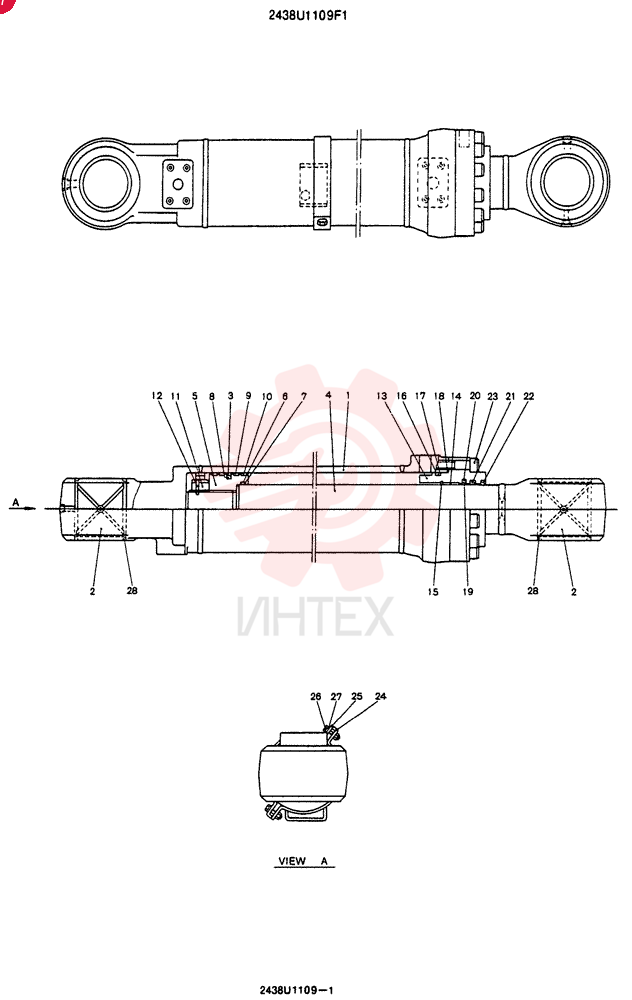 CYLINDER 2438U1109F1