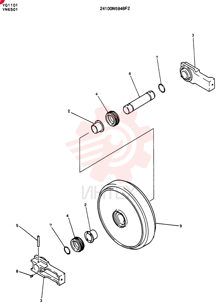 IDLER WHEEL 24100N5948F2