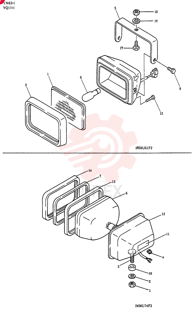 LIGHT ASSY. WORKING 24S6US1F2