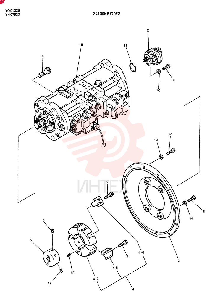 PUMP ASSY,CONNECT 24100N6170F2