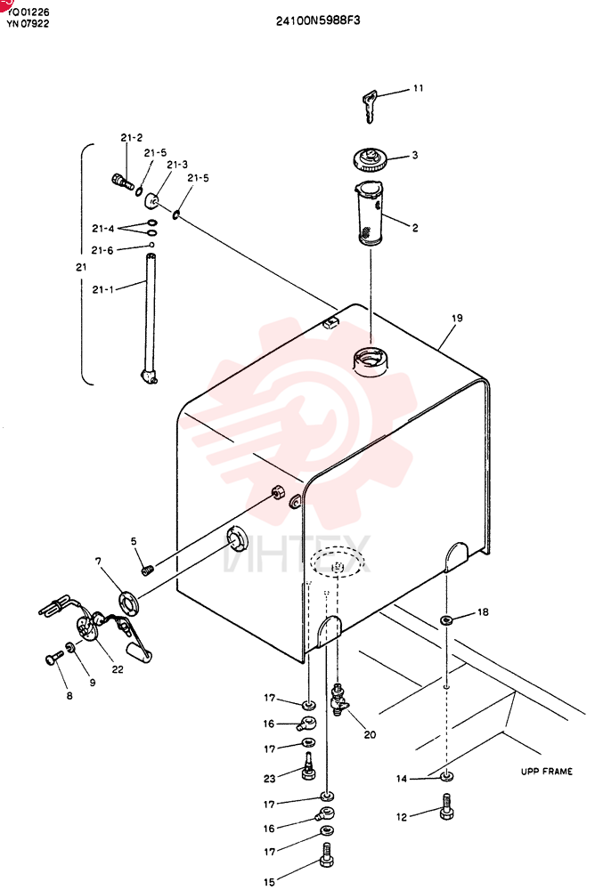 TANK ASSY,FUEL 24100N5988F3