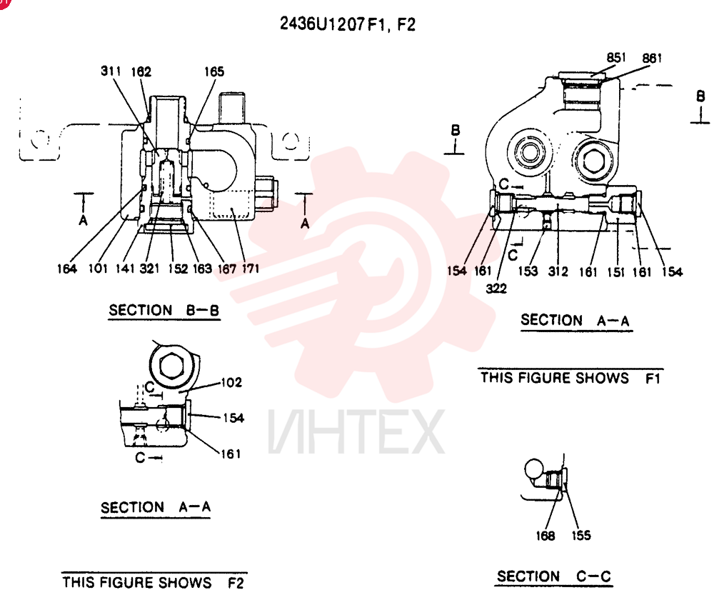 VALVE 2436U1207F1