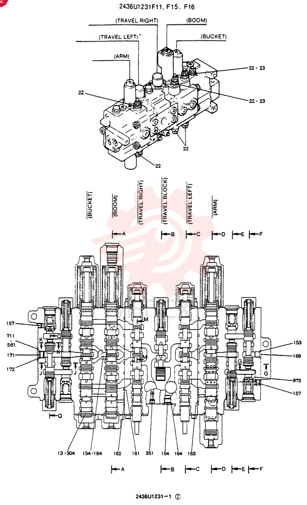VALVE ASSY CONTROL 2436U1231F11 (1)