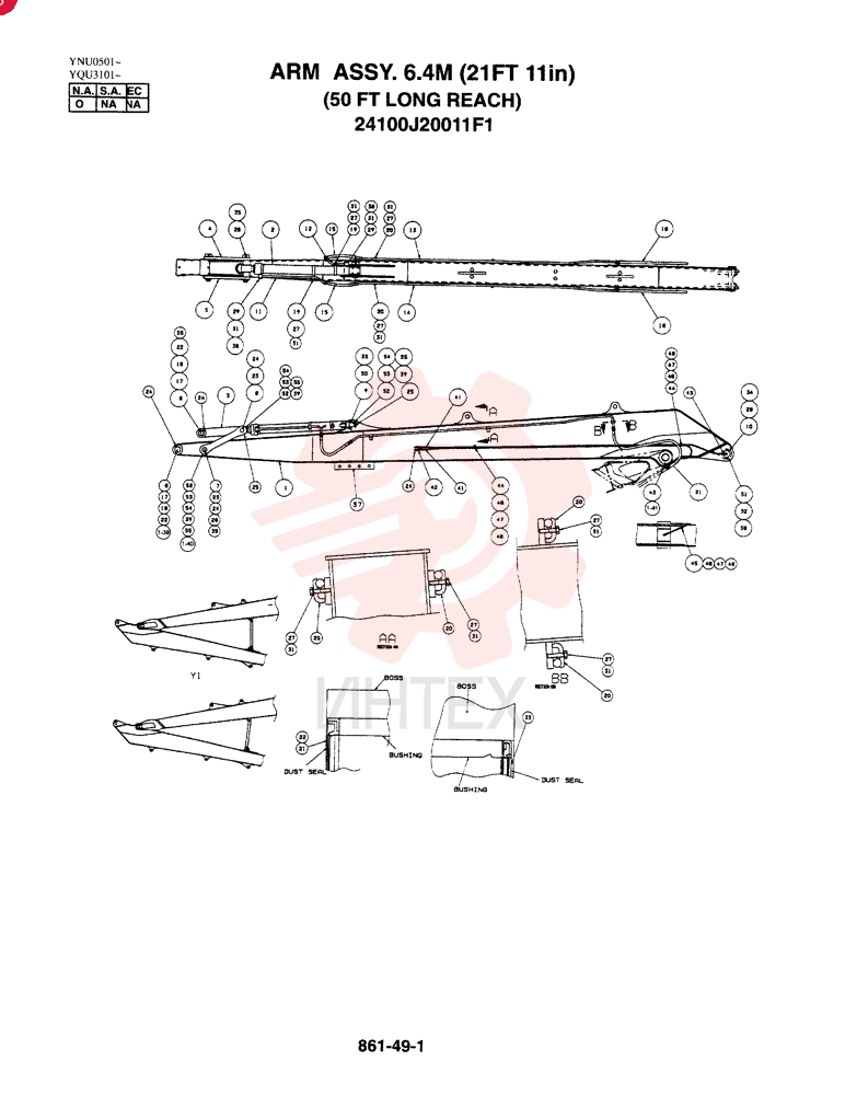 ARM ASSY 24100J20011F1