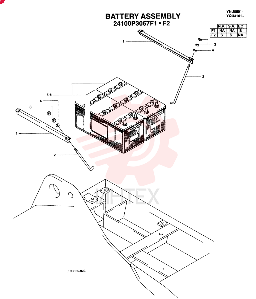 BATTERY ASSY, (EC) 24100P3067F1
