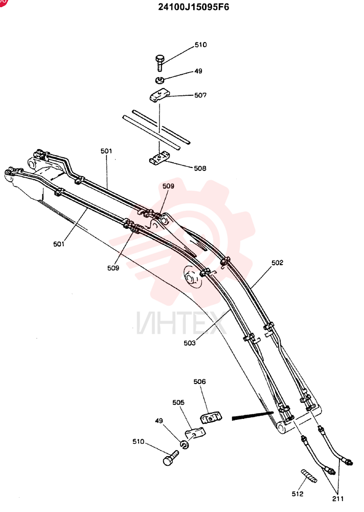 BOOM ASSY 24100J15095F6 (1)