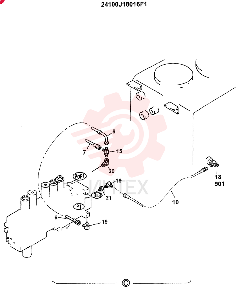 CONTROL ASSY, REMOTE (REWORK) (BREAKER) 24100J18016F1 (1)
