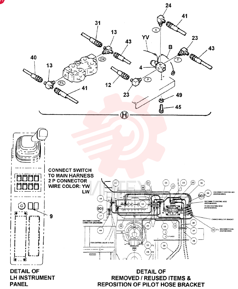CONTROL ASSY, REMOTE (REWORK) (EXTRA & BREAKER) 24100J17772F1 (3)