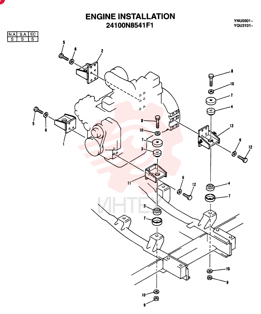 ENGINE INSTAL 24100N8541F1