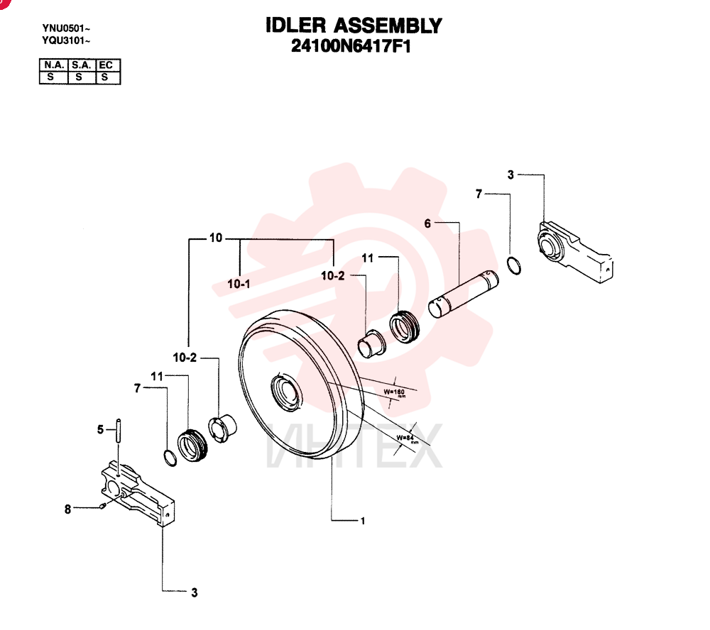 IDLER 24100N6417F1