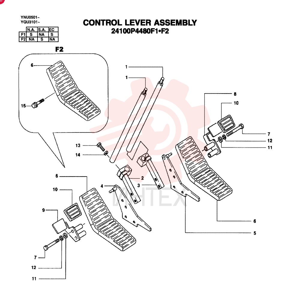 LEVER 24100P4480F1