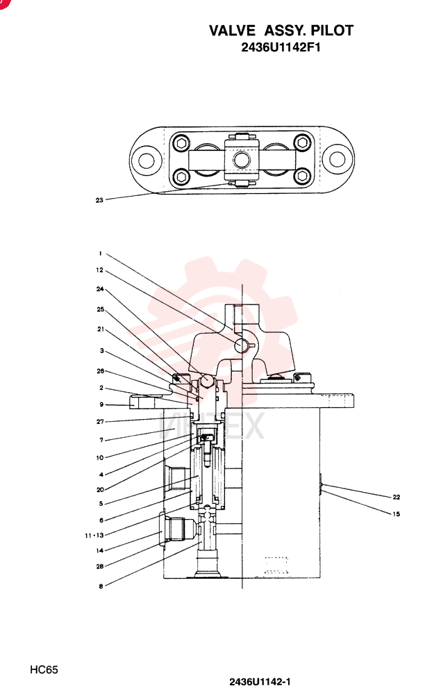 PILOT VALVE 2436U1142F1