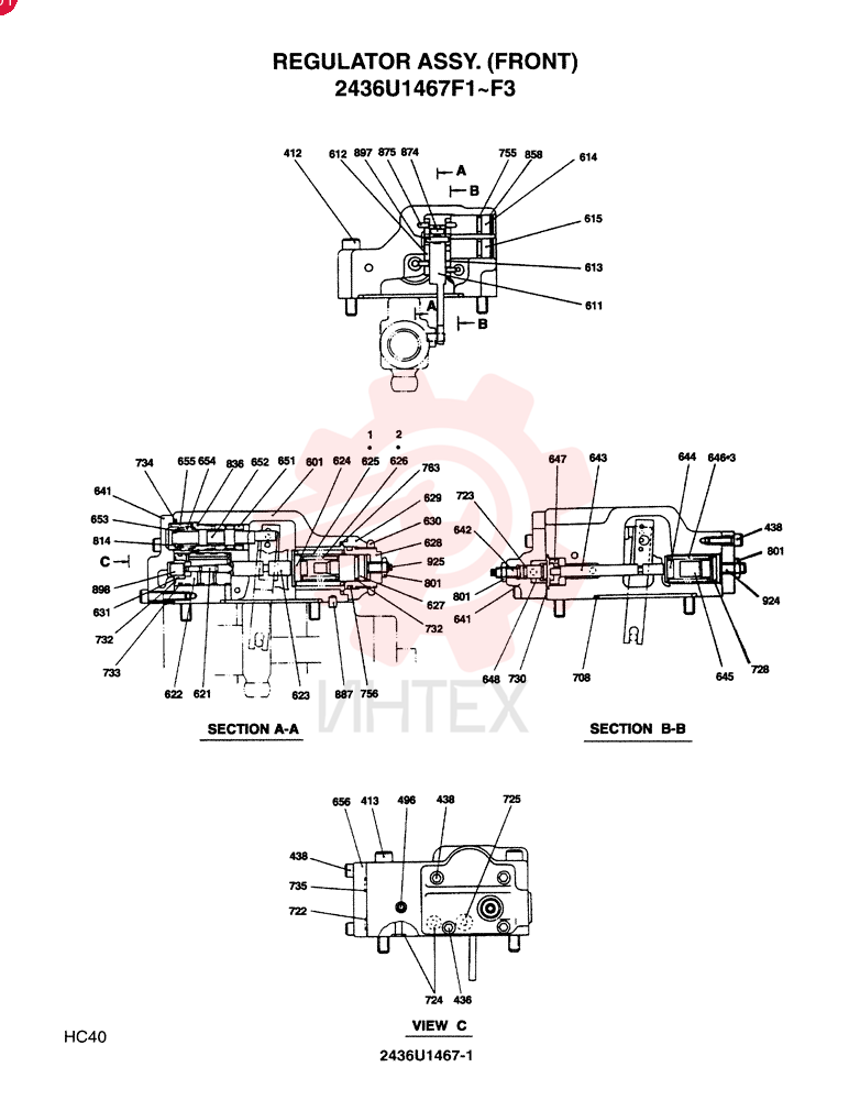 REPAIR KIT 2436U1378R100
