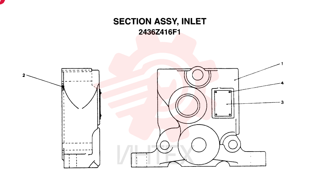 Схема (SK200) - MARK IV EXCAVATOR ASN YNU0501 (1/95-12/97) 2436Z416F1