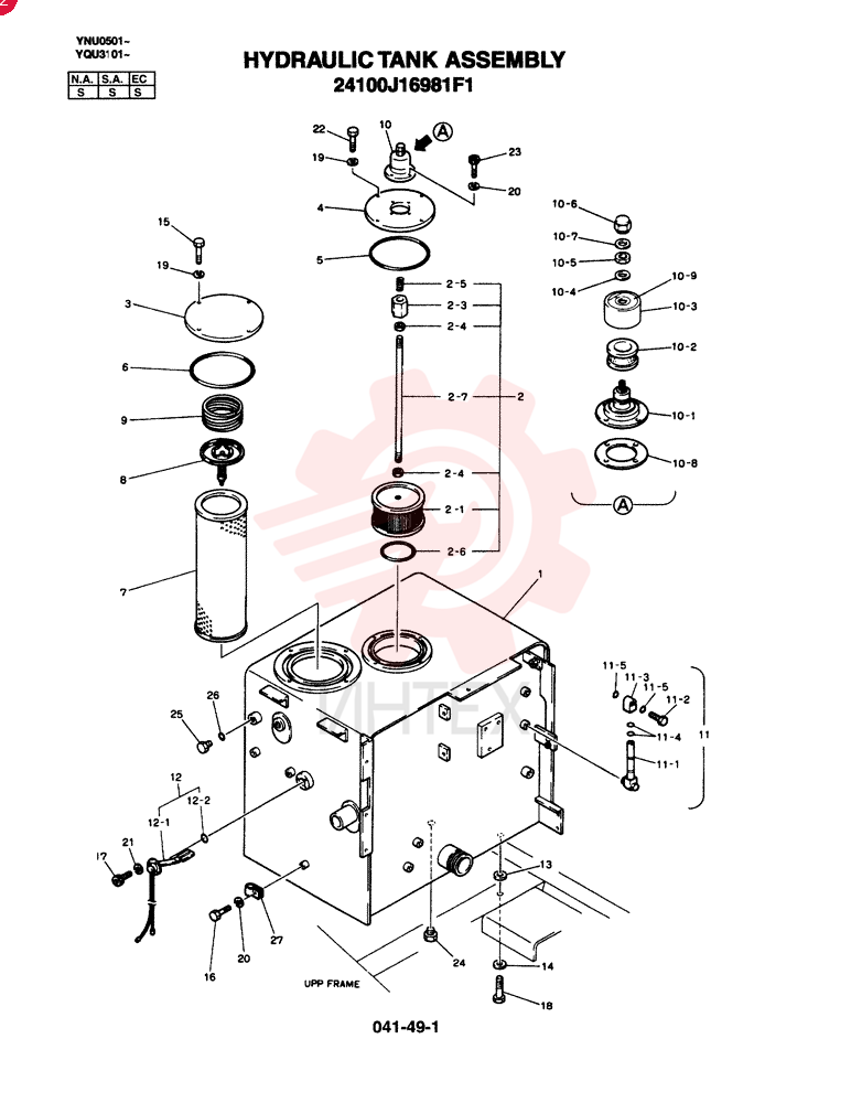 TANK ASSY, HYDR 24100J16981F1