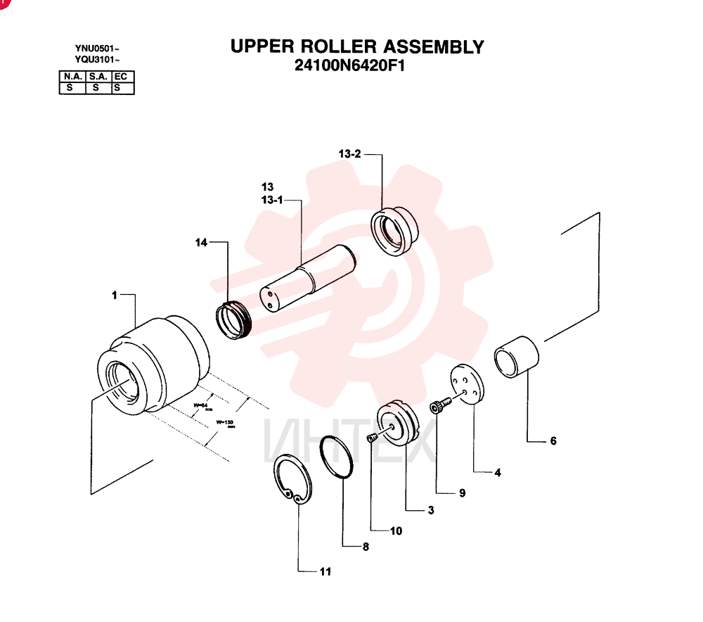 TRACK ROLLER 24100N6420F1