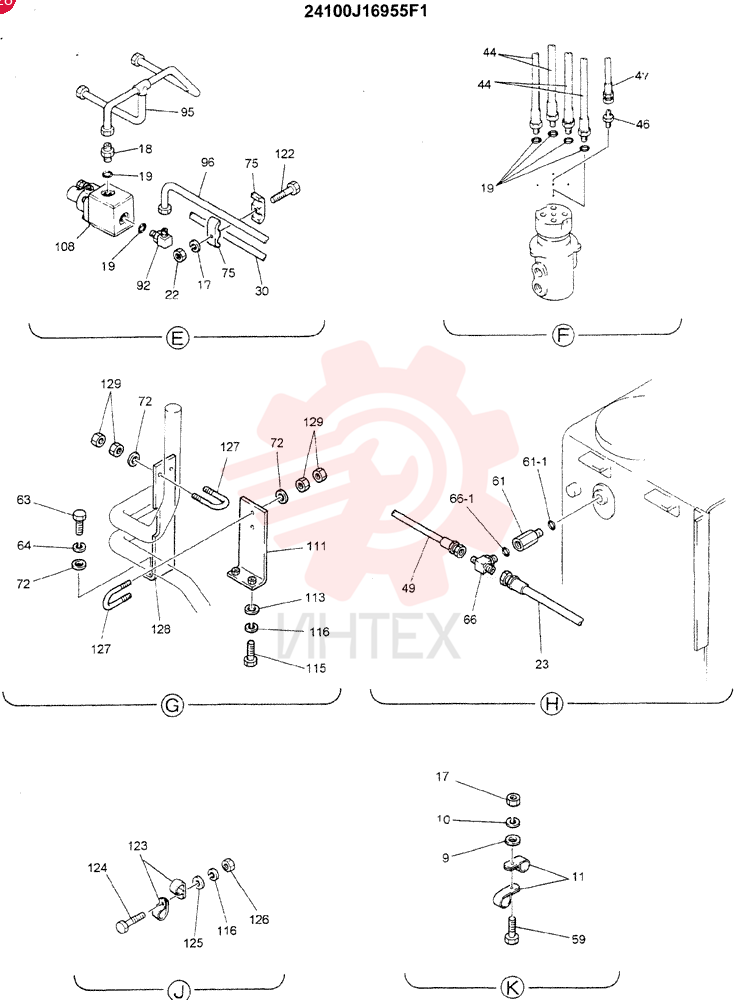UPPER HYDR LINES 24100J16955F1 (1)