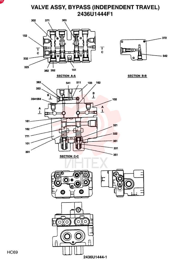 VALVE 2436U1444F1