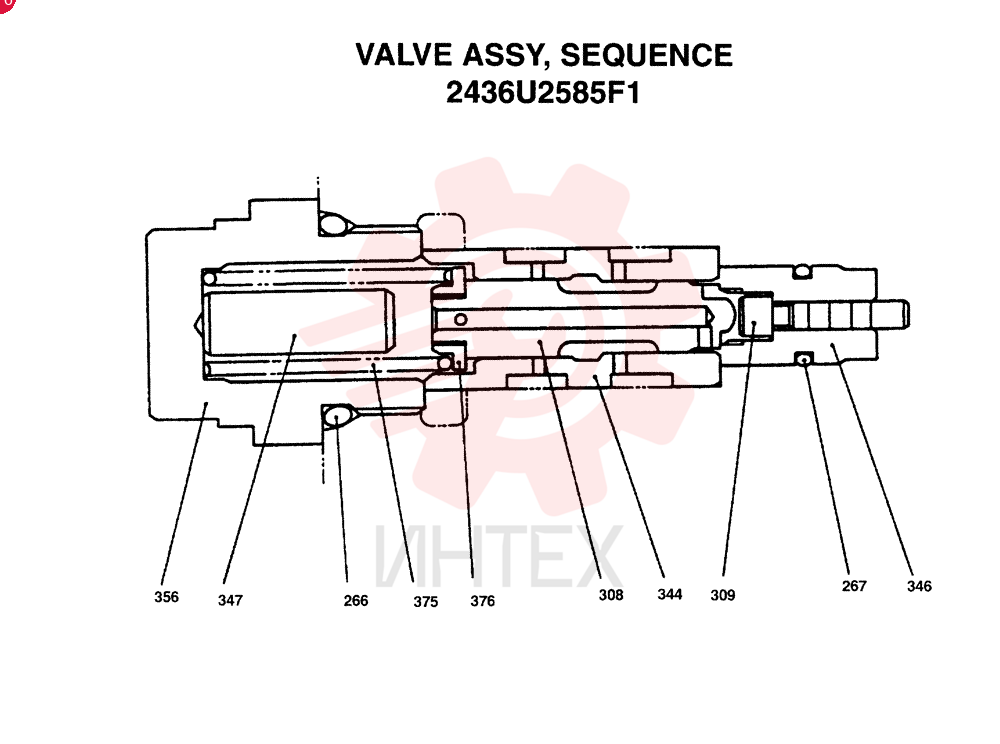 VALVE PRESSURE RELIE 2436U2585F1