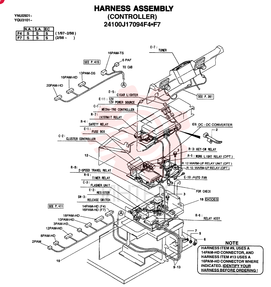 WIRE HARNESS 24100J17094F4