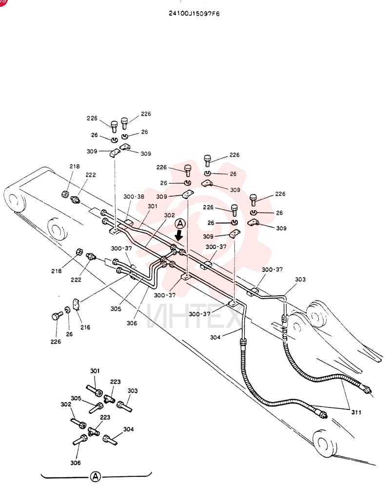 ARM ASSY, 2.94M 24100J15097F6 (1)