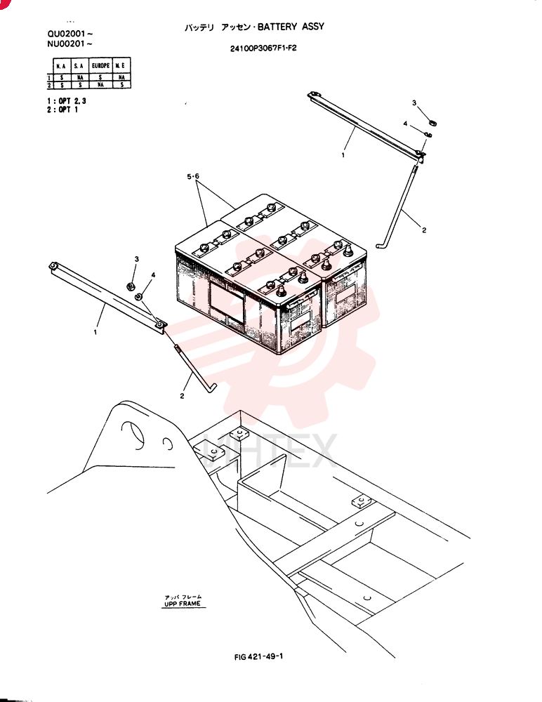 BATTERY ASSY 24100P3067F1