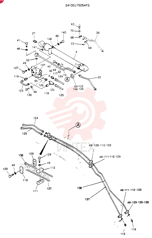 BOOM ASSY, 5.6M 24100J15254F3 (1)