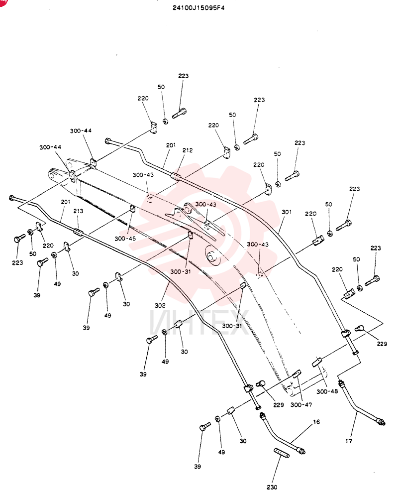 BOOM ASSY, 5.6M 24100J15095F4 (1)