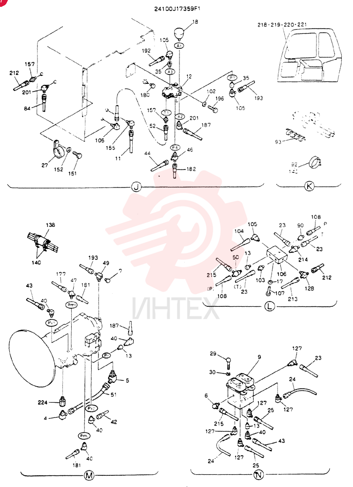 CONTROL ASSY, REMOTE 24100J17359F1 (3)