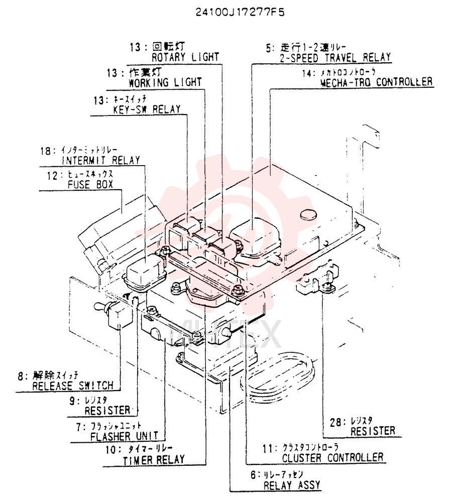 CONTROLLER ASSY 24100J17277F5 (1)