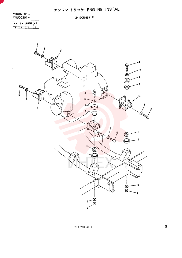ENGINE INSTAL 24100N8541F1