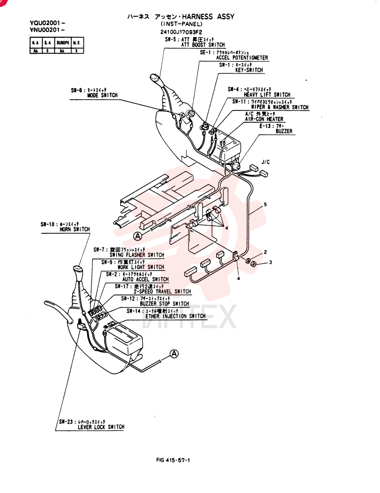 WIRE HARNESS 24100J17093F2