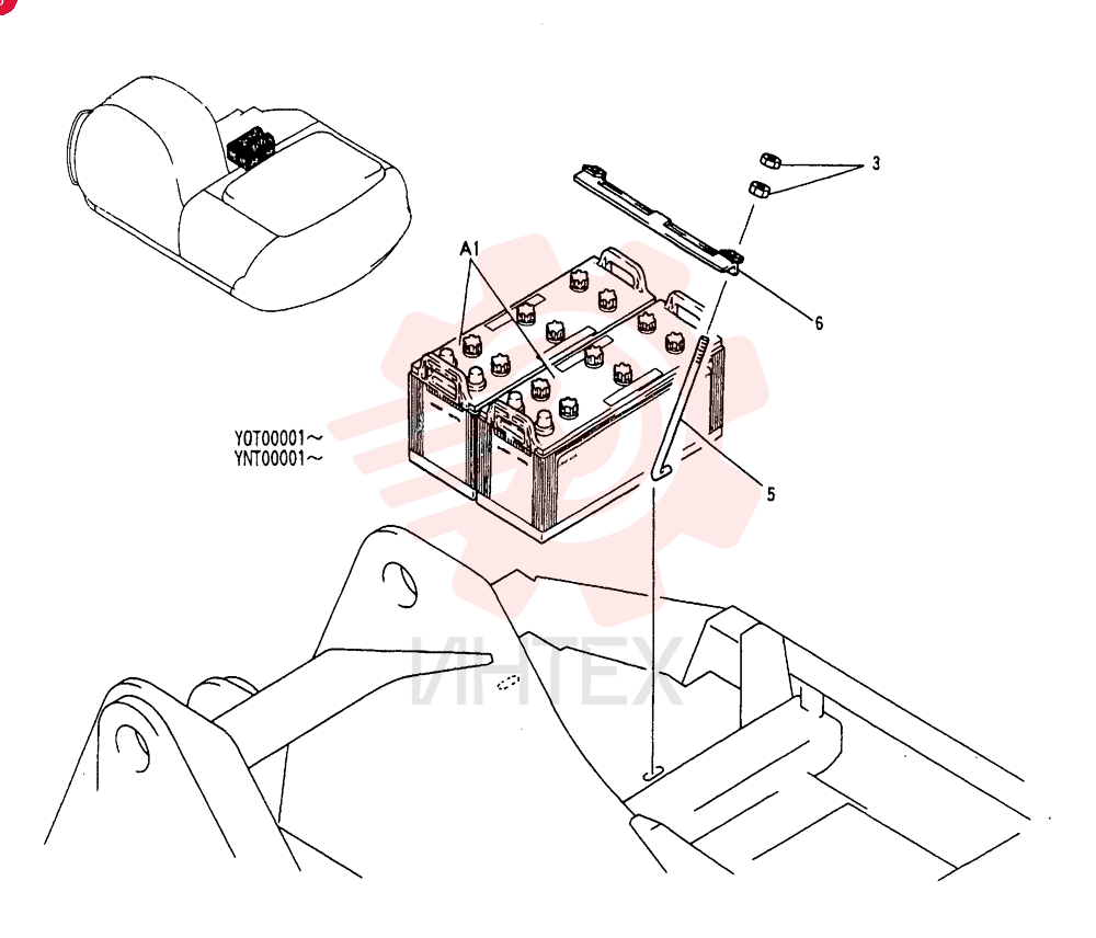 BATTERY INSTAL YN72E00001P2