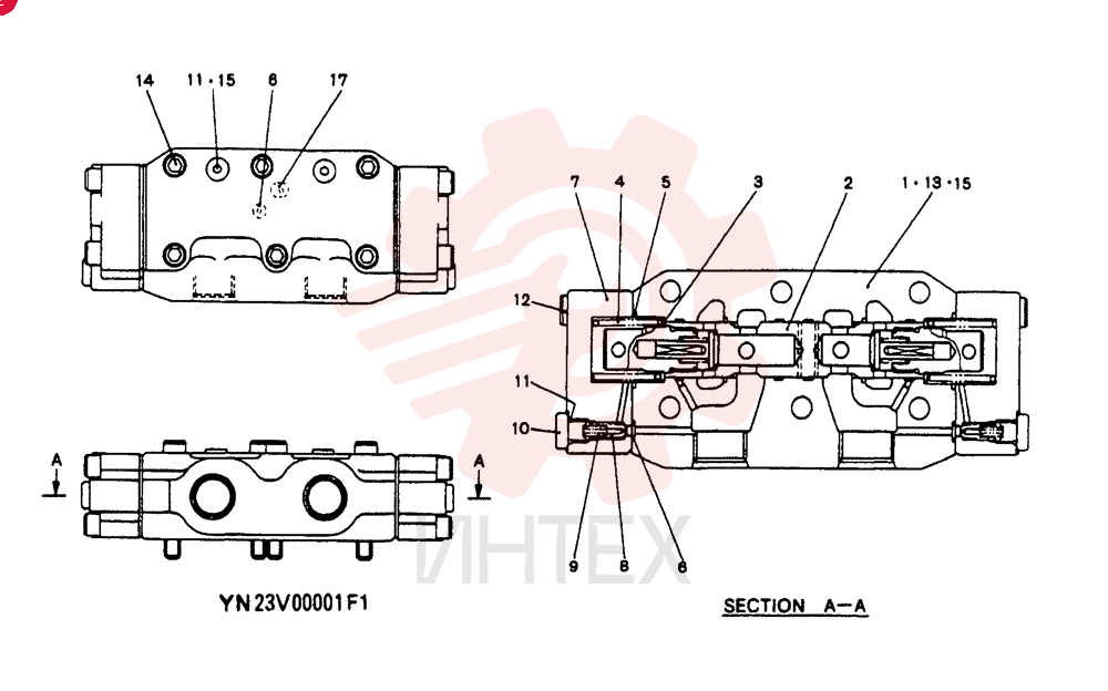 BRAKE VALVE YN23V00001F1