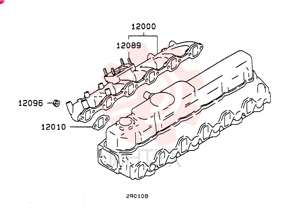 EXHAUST MANIFOLD VAME088908